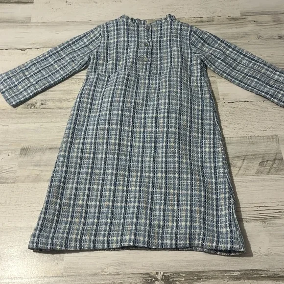 The Oaks Kate Blue Tweed Dress Size 10 - Picture 9 of 13
